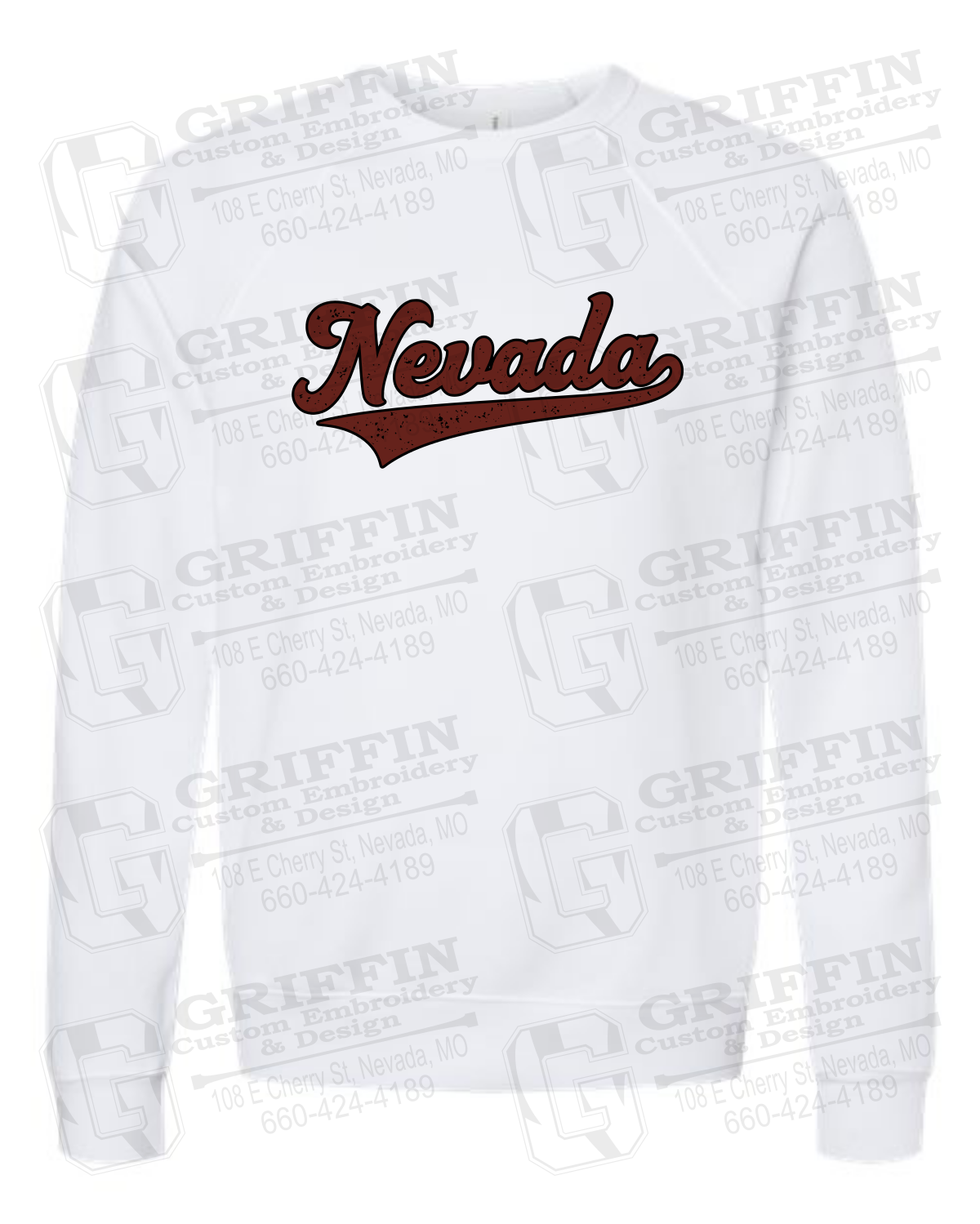 Sponge Fleece Sweatshirt - Baseball - Nevada Tigers 26-Q