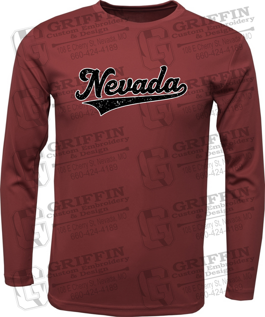 Dry-Fit Long Sleeve T-Shirt - Baseball - Nevada Tigers 26-Q