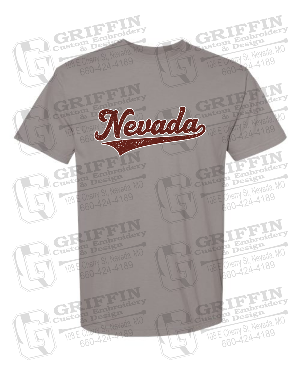 Comfort Colors Short Sleeve T-Shirt - Baseball - Nevada Tigers 26-Q