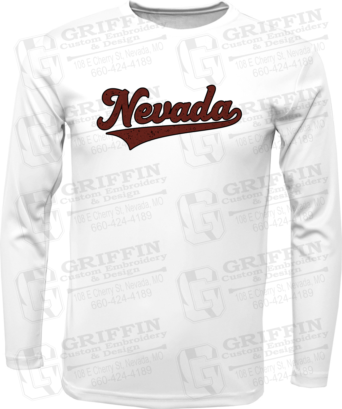 Toddler Dry-Fit Long Sleeve T-Shirt - Baseball - Nevada Tigers 26-Q