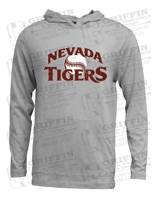 Soft-Tek T-Shirt Hoodie - Baseball - Nevada Tigers 26-R