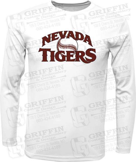 Dry-Fit Long Sleeve T-Shirt - Baseball - Nevada Tigers 26-R