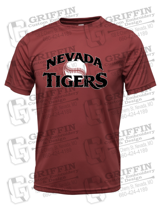 Dry-Fit Short Sleeve T-Shirt - Baseball - Nevada Tigers 26-R