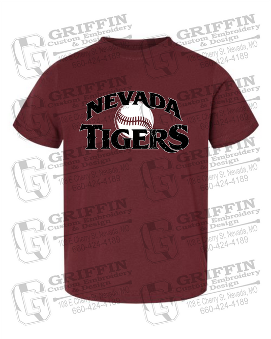 Toddler/Infant Cotton T-Shirt - Baseball - Nevada Tigers 26-R