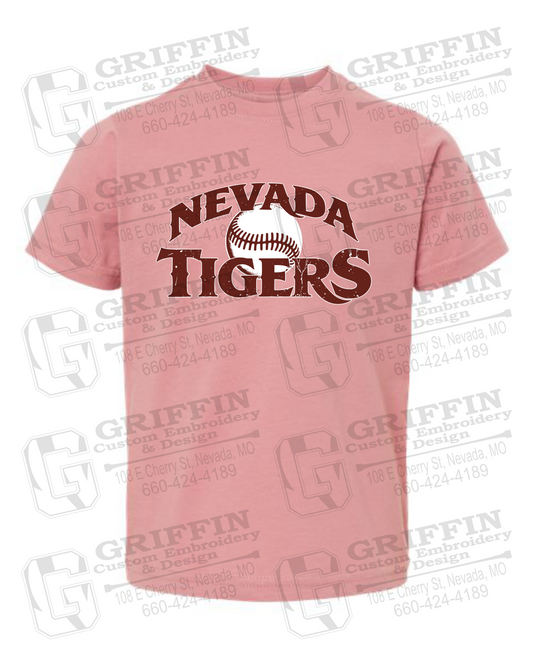 Toddler/Infant Cotton T-Shirt - Baseball - Nevada Tigers 26-R