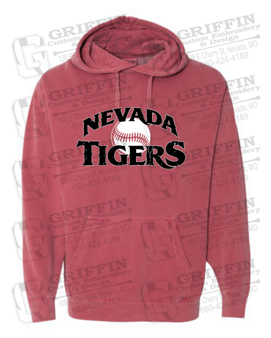 Comfort Colors Hoodie - Baseball - Nevada Tigers 26-R