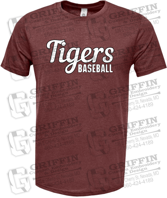Soft-Tek Short Sleeve T-Shirt - Baseball - Nevada Tigers 26-S