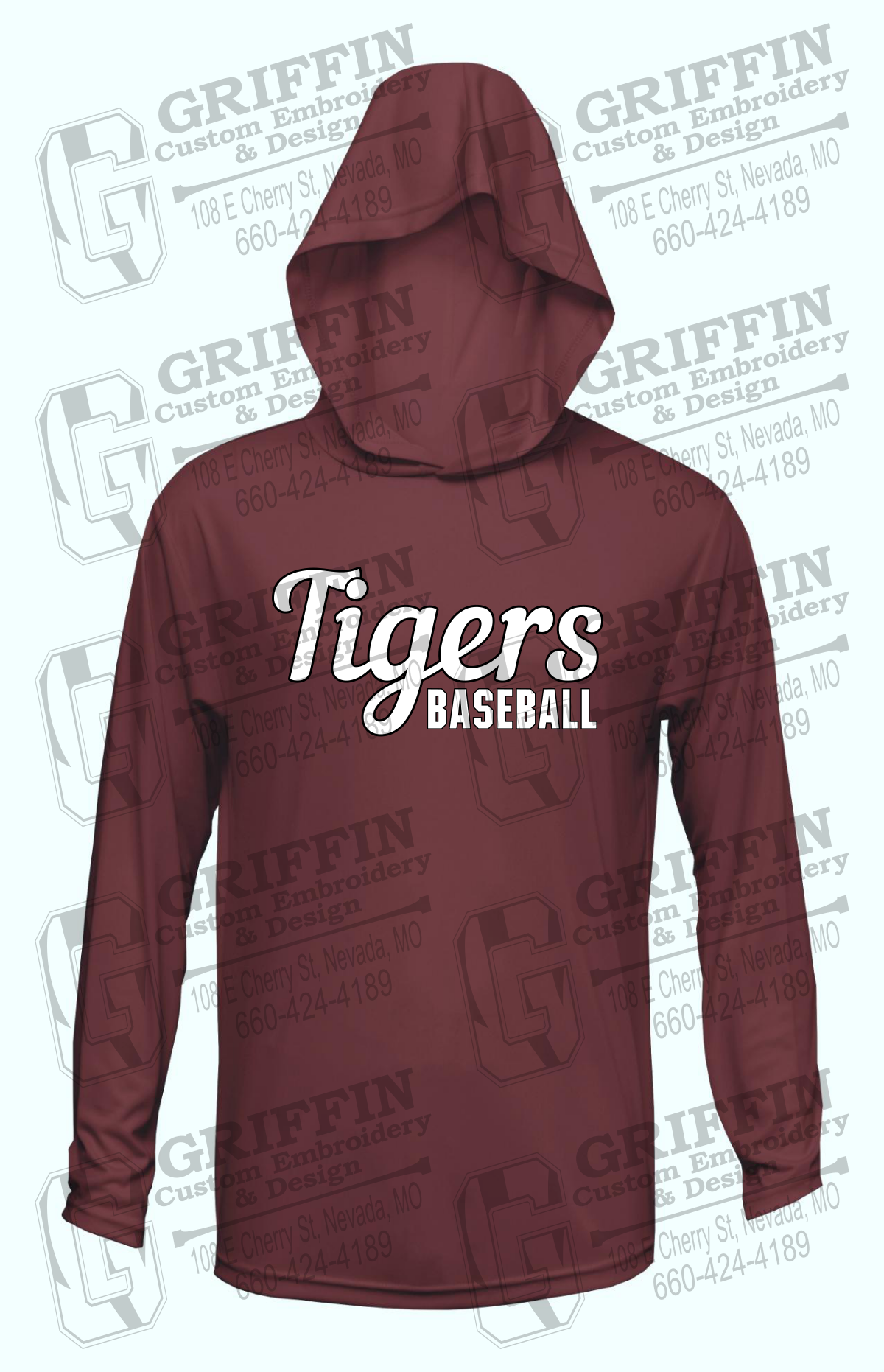 Dry-Fit T-Shirt Hoodie - Baseball - Nevada Tigers 26-S