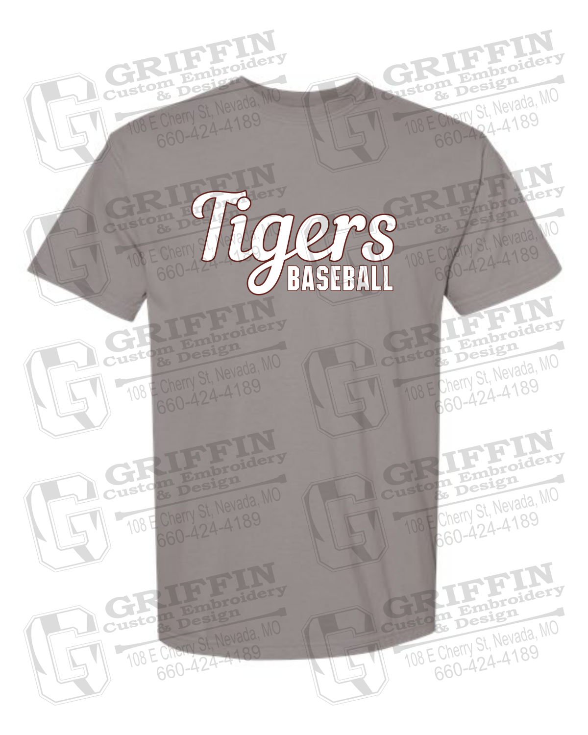 Comfort Colors Short Sleeve T-Shirt - Baseball - Nevada Tigers 26-S