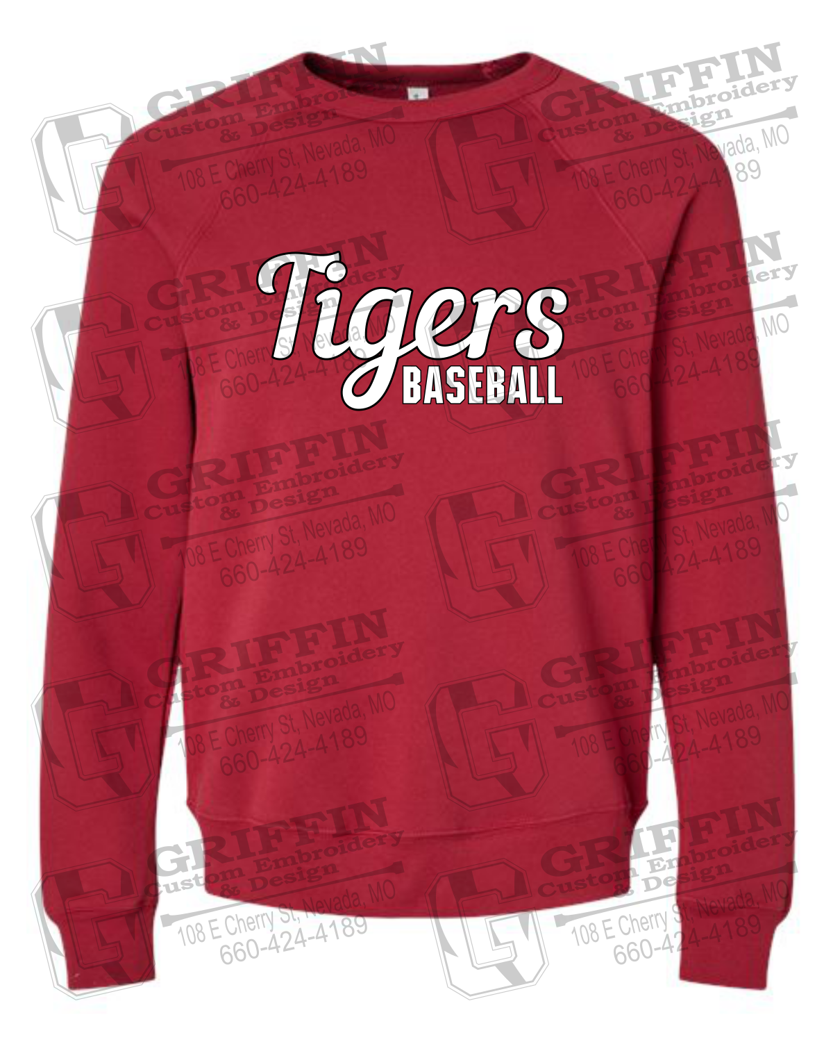 Sponge Fleece Sweatshirt - Baseball - Nevada Tigers 26-S