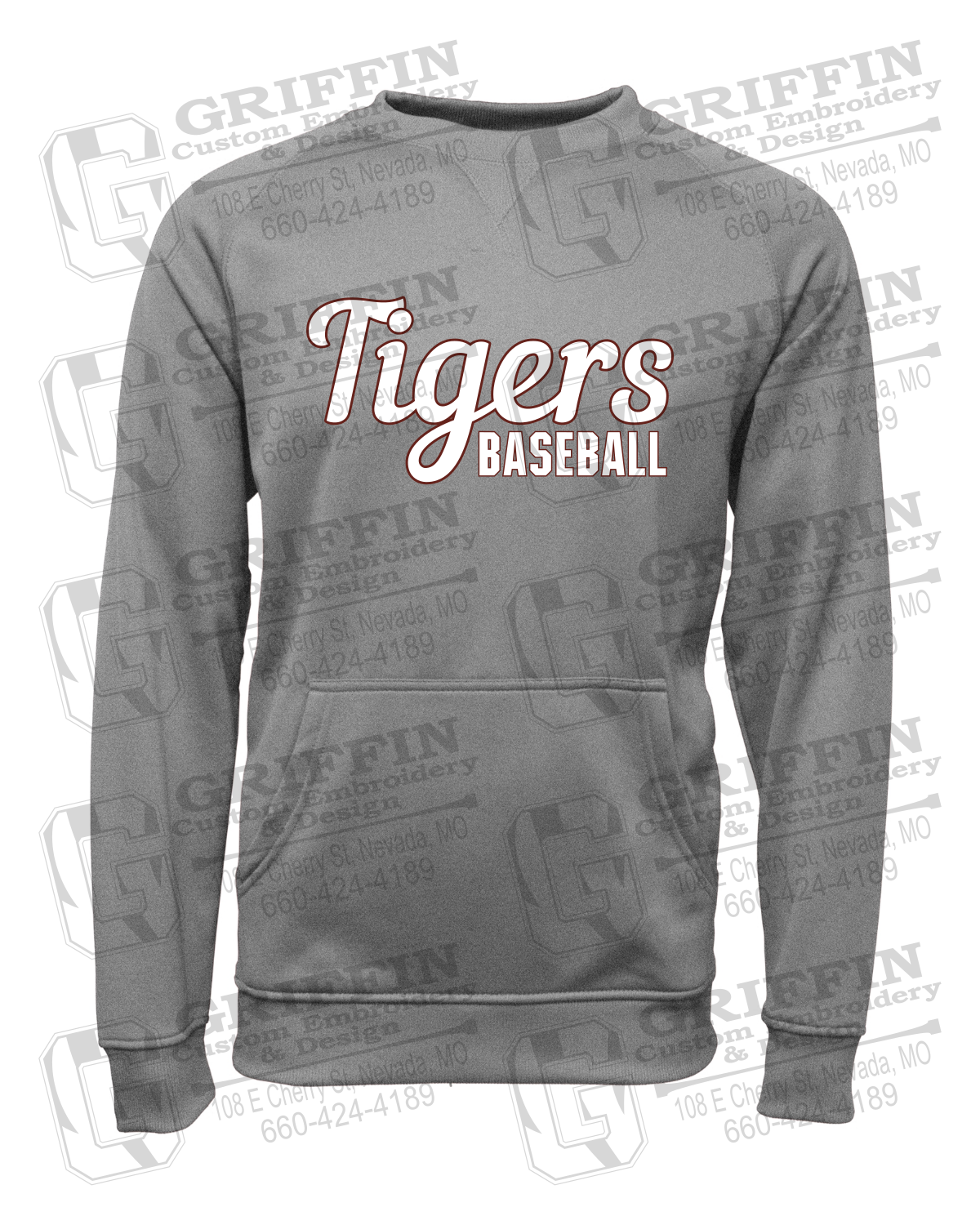 Performance Fleece Sweatshirt - Baseball - Nevada Tigers 26-S