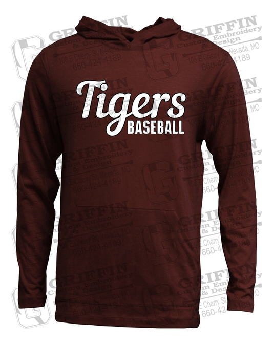Soft-Tek T-Shirt Hoodie - Baseball - Nevada Tigers 26-S