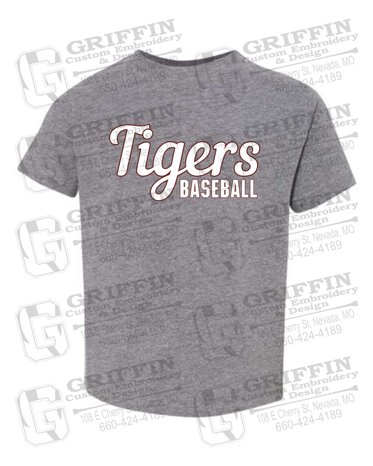 Toddler/Infant Cotton T-Shirt - Baseball - Nevada Tigers 26-S