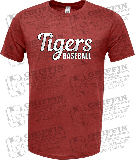 Soft-Tek Short Sleeve T-Shirt - Baseball - Nevada Tigers 26-S