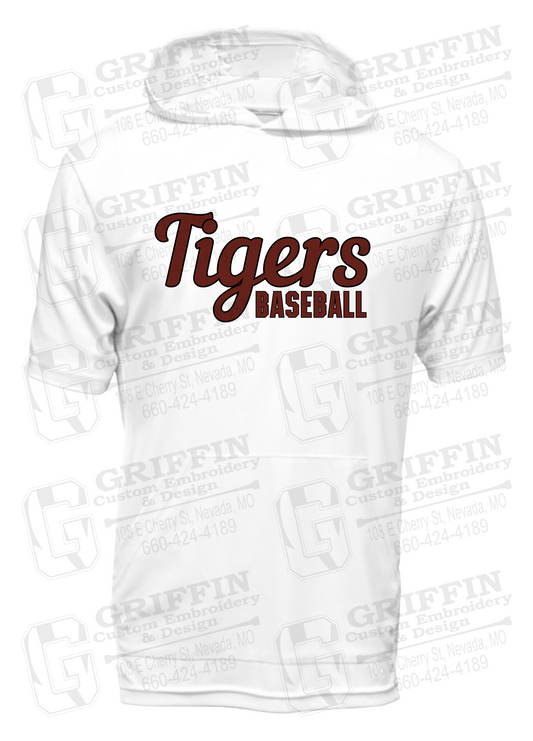 Dry-Fit Short Sleeve T-Shirt Hoodie - Baseball - Nevada Tigers 26-S