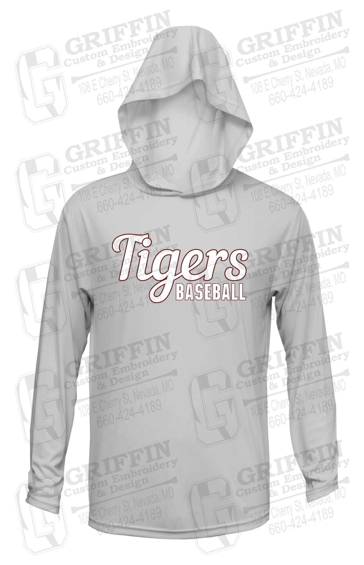 Dry-Fit T-Shirt Hoodie - Baseball - Nevada Tigers 26-S