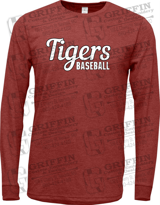 Soft-Tek Long Sleeve T-Shirt - Baseball - Nevada Tigers 26-S