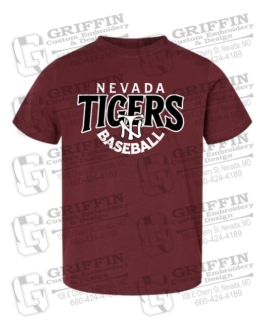 Toddler/Infant Cotton T-Shirt - Baseball - Nevada Tigers 26-T