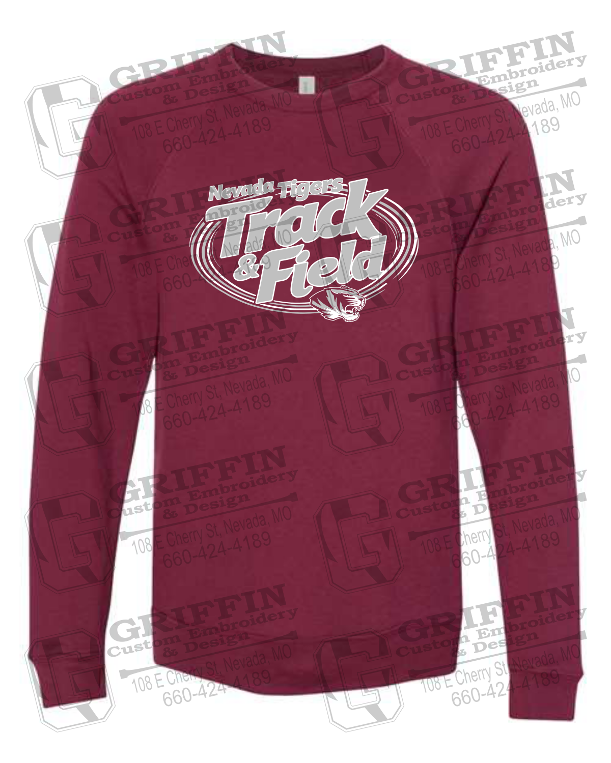 Sponge Fleece Sweatshirt - Track & Field - Nevada Tigers 26-U