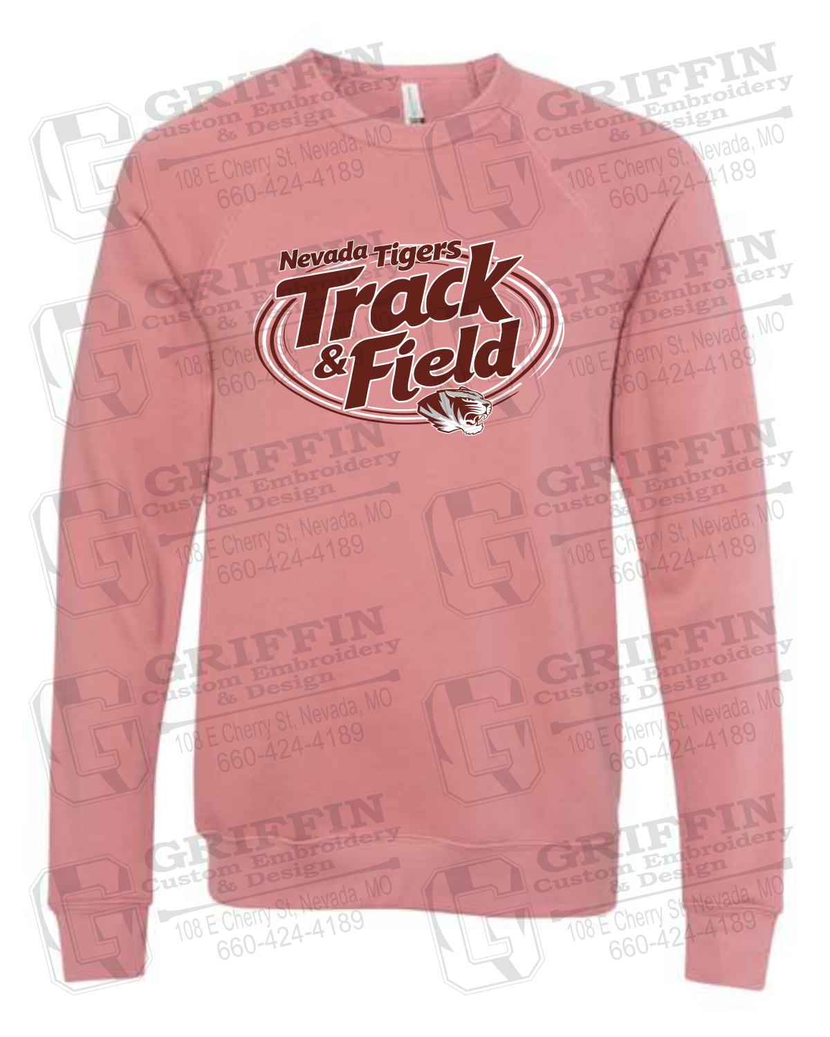 Sponge Fleece Sweatshirt - Track & Field - Nevada Tigers 26-U