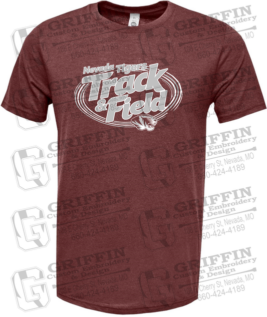 Soft-Tek Short Sleeve T-Shirt - Track & Field - Nevada Tigers 26-U