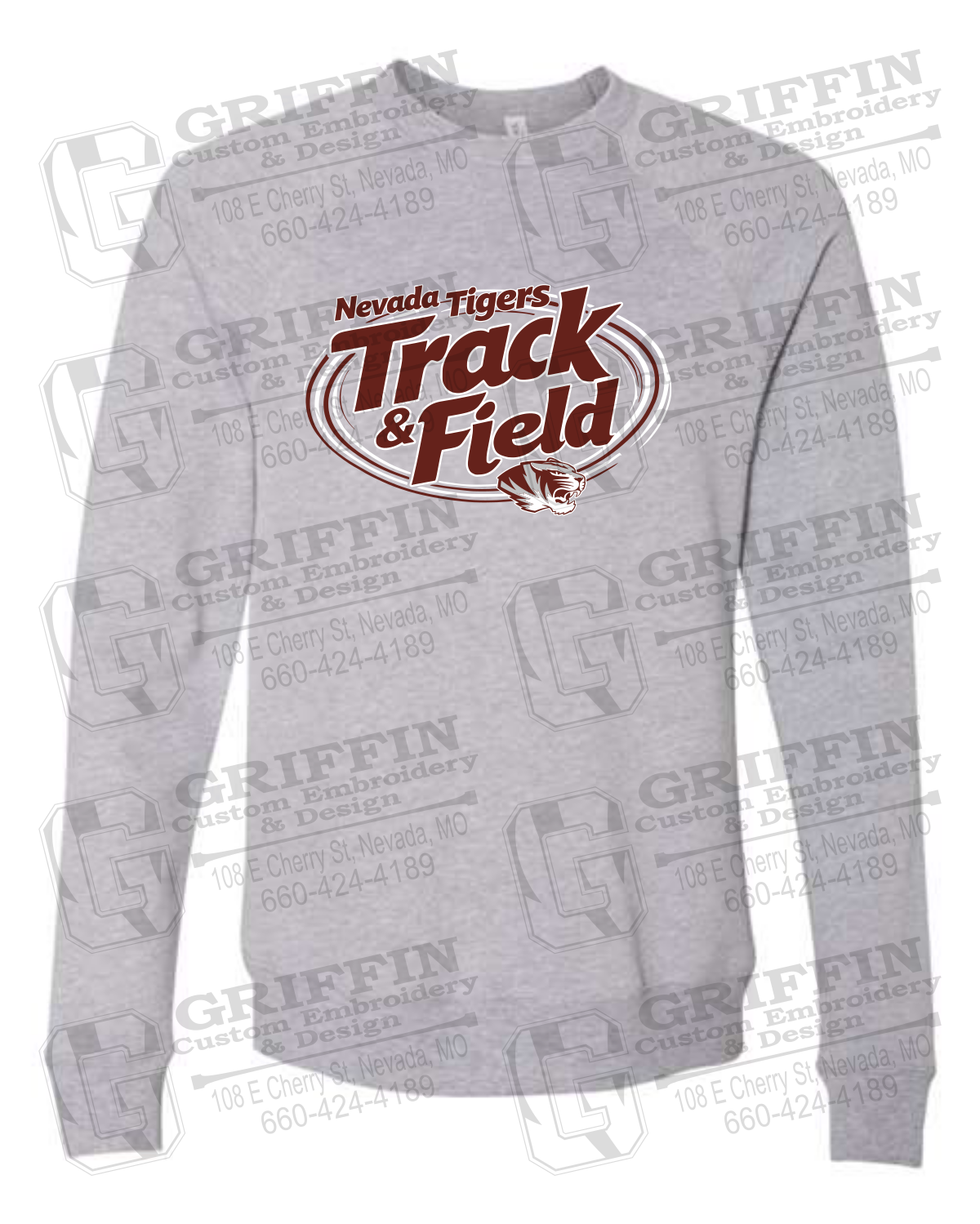 Sponge Fleece Sweatshirt - Track & Field - Nevada Tigers 26-U