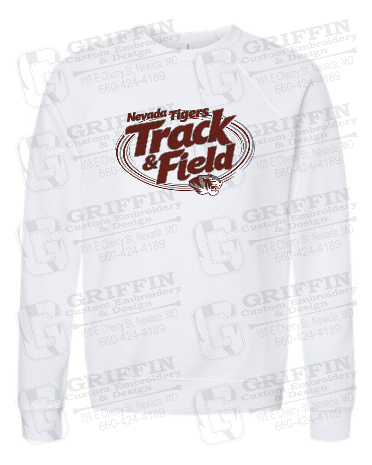 Sponge Fleece Sweatshirt - Track & Field - Nevada Tigers 26-U