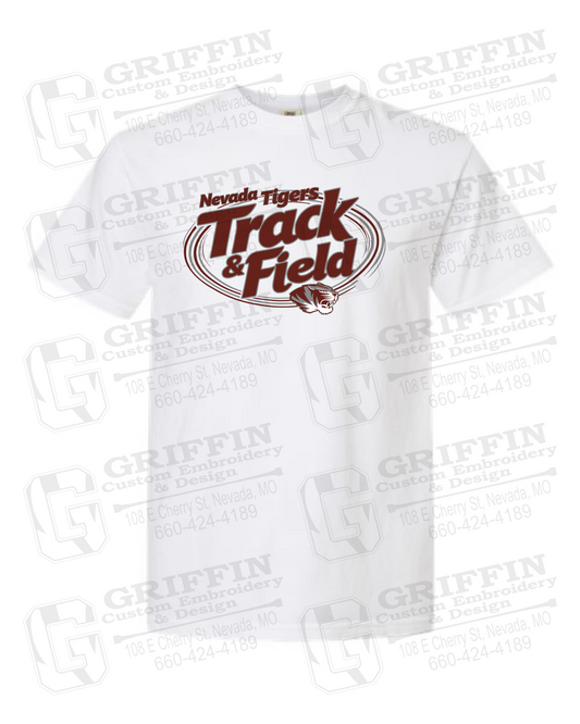 Comfort Colors Short Sleeve T-Shirt - Track & Field - Nevada Tigers 26-U