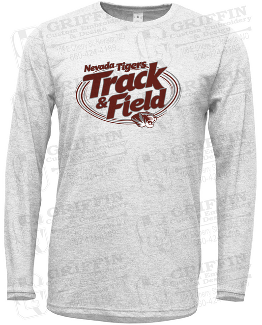 Soft-Tek Long Sleeve T-Shirt - Track & Field - Nevada Tigers 26-U
