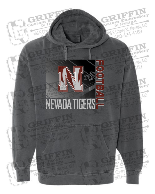 Comfort Colors Hoodie - Football - Nevada Tigers 26-Y