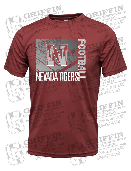 Dry-Fit Short Sleeve T-Shirt - Football - Nevada Tigers 26-Y