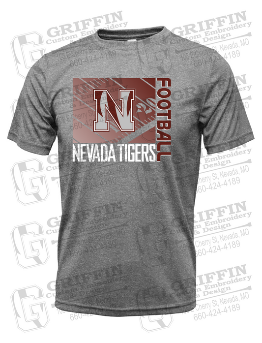 Dry-Fit Short Sleeve T-Shirt - Football - Nevada Tigers 26-Y