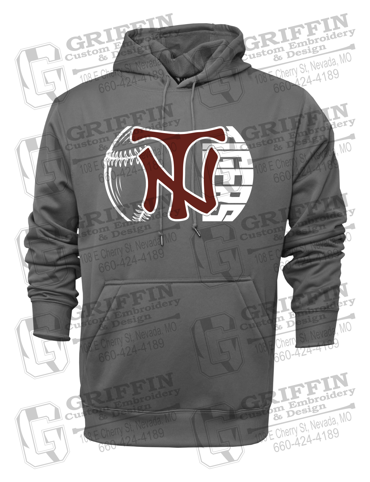 Performance Fleece Hoodie - Softball - Nevada Tigers 26-Z