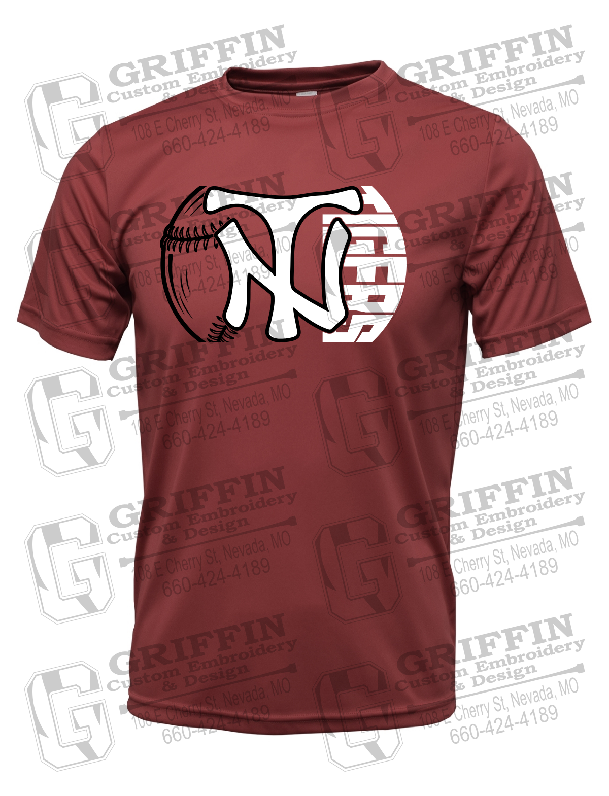Dry-Fit Short Sleeve T-Shirt - Softball - Nevada Tigers 26-Z