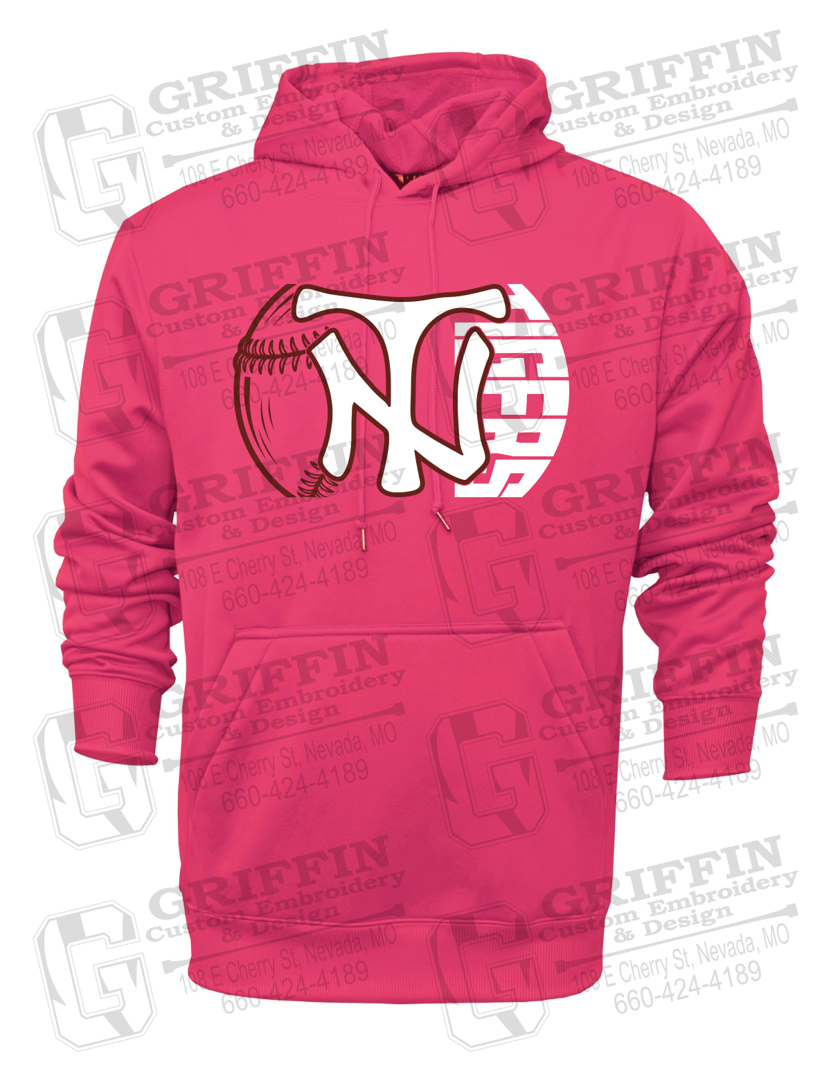 Performance Fleece Hoodie - Softball - Nevada Tigers 26-Z