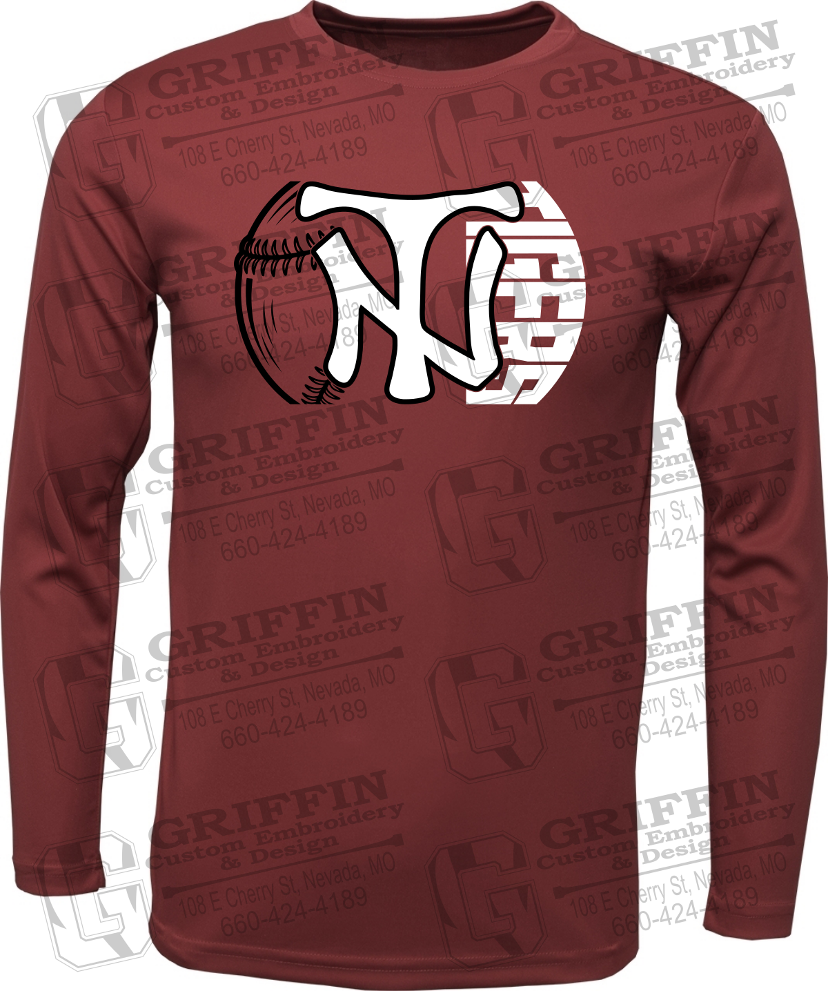 Dry-Fit Long Sleeve T-Shirt - Softball - Nevada Tigers 26-Z