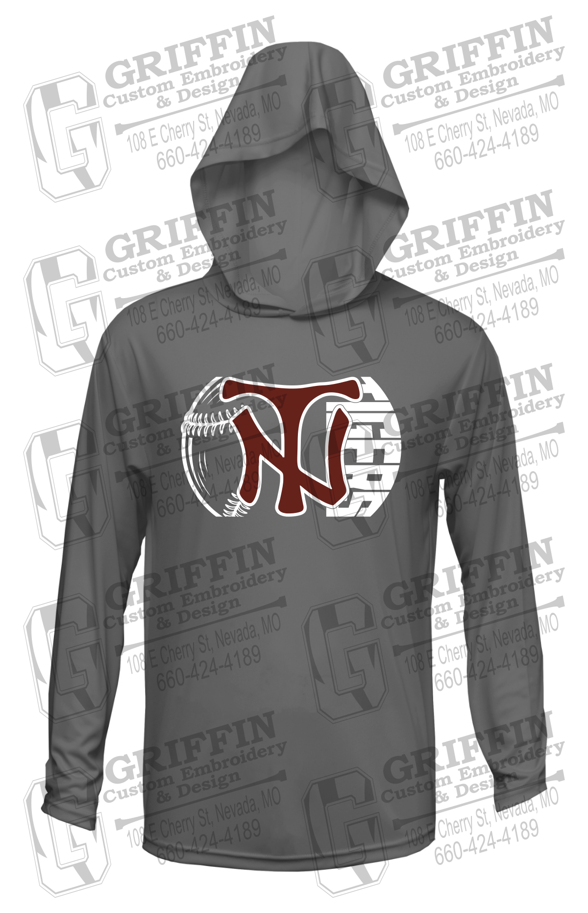 Dry-Fit T-Shirt Hoodie - Softball - Nevada Tigers 26-Z