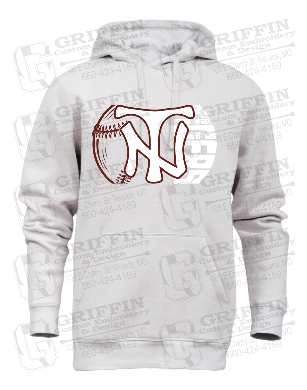 Heavyweight Fleece Hoodie - Softball - Nevada Tigers 26-Z