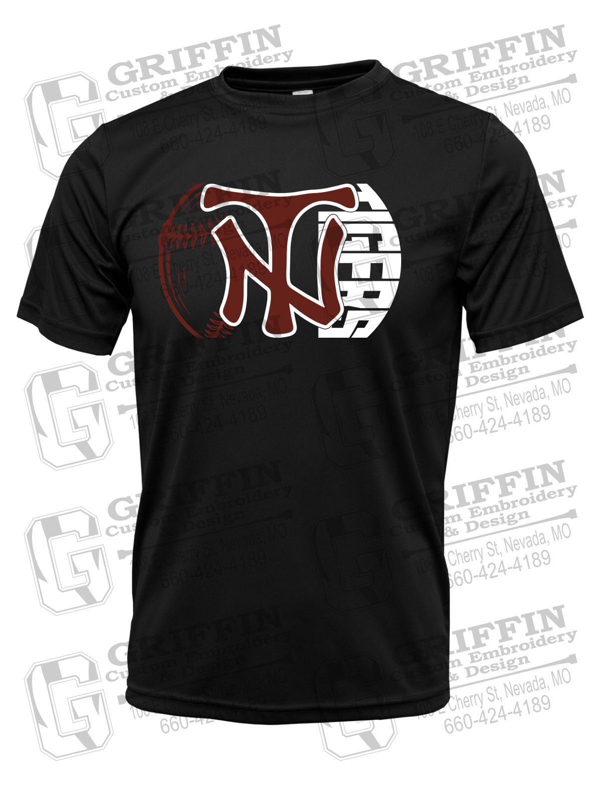 Dry-Fit Short Sleeve T-Shirt - Softball - Nevada Tigers 26-Z