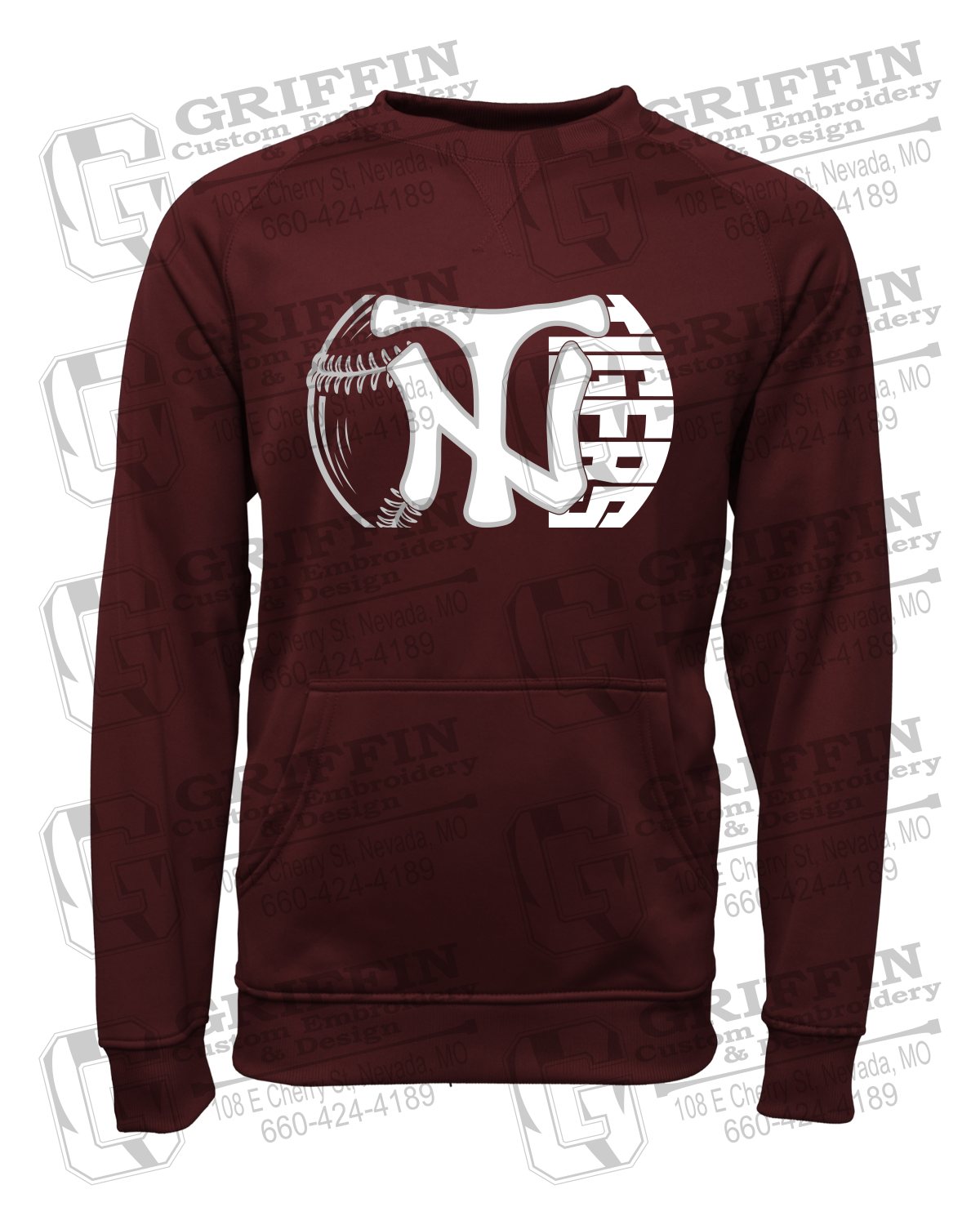 Performance Fleece Sweatshirt - Softball - Nevada Tigers 26-Z