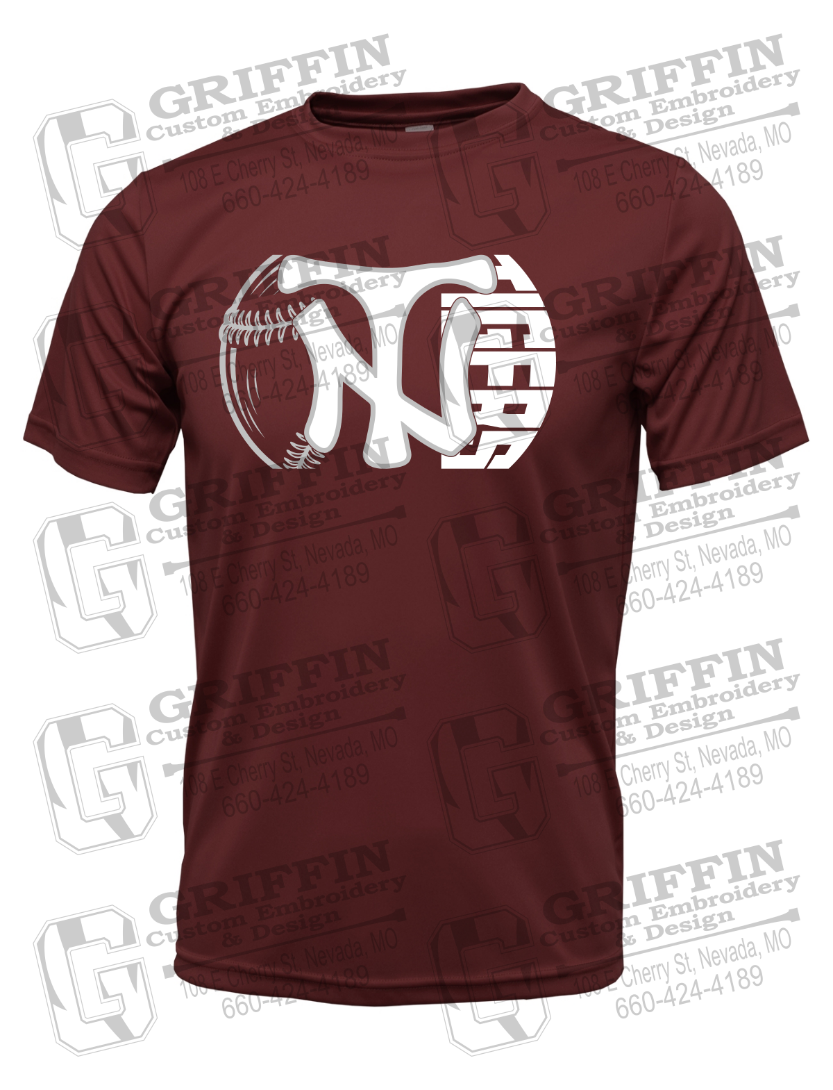 Dry-Fit Short Sleeve T-Shirt - Softball - Nevada Tigers 26-Z