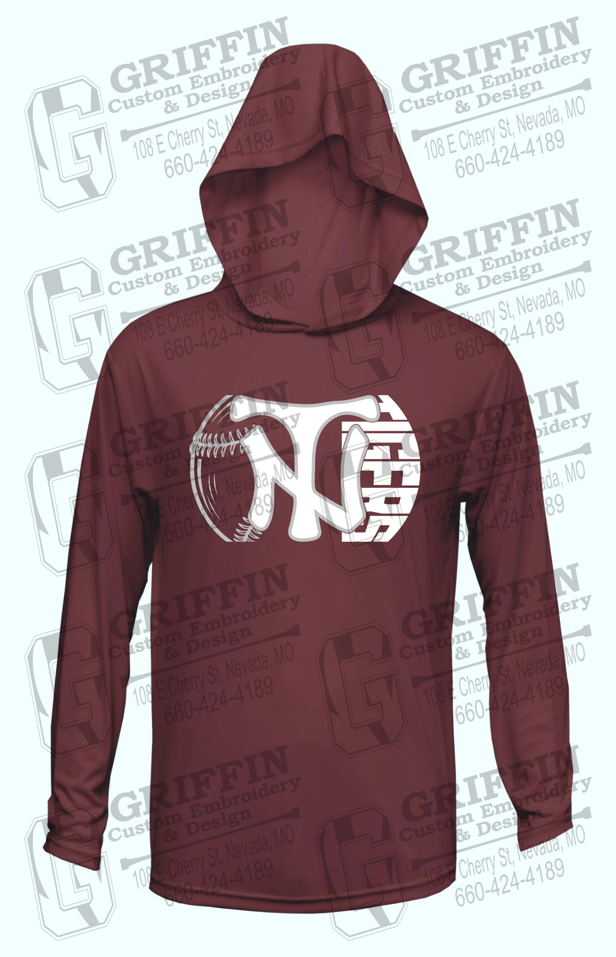 Dry-Fit T-Shirt Hoodie - Softball - Nevada Tigers 26-Z