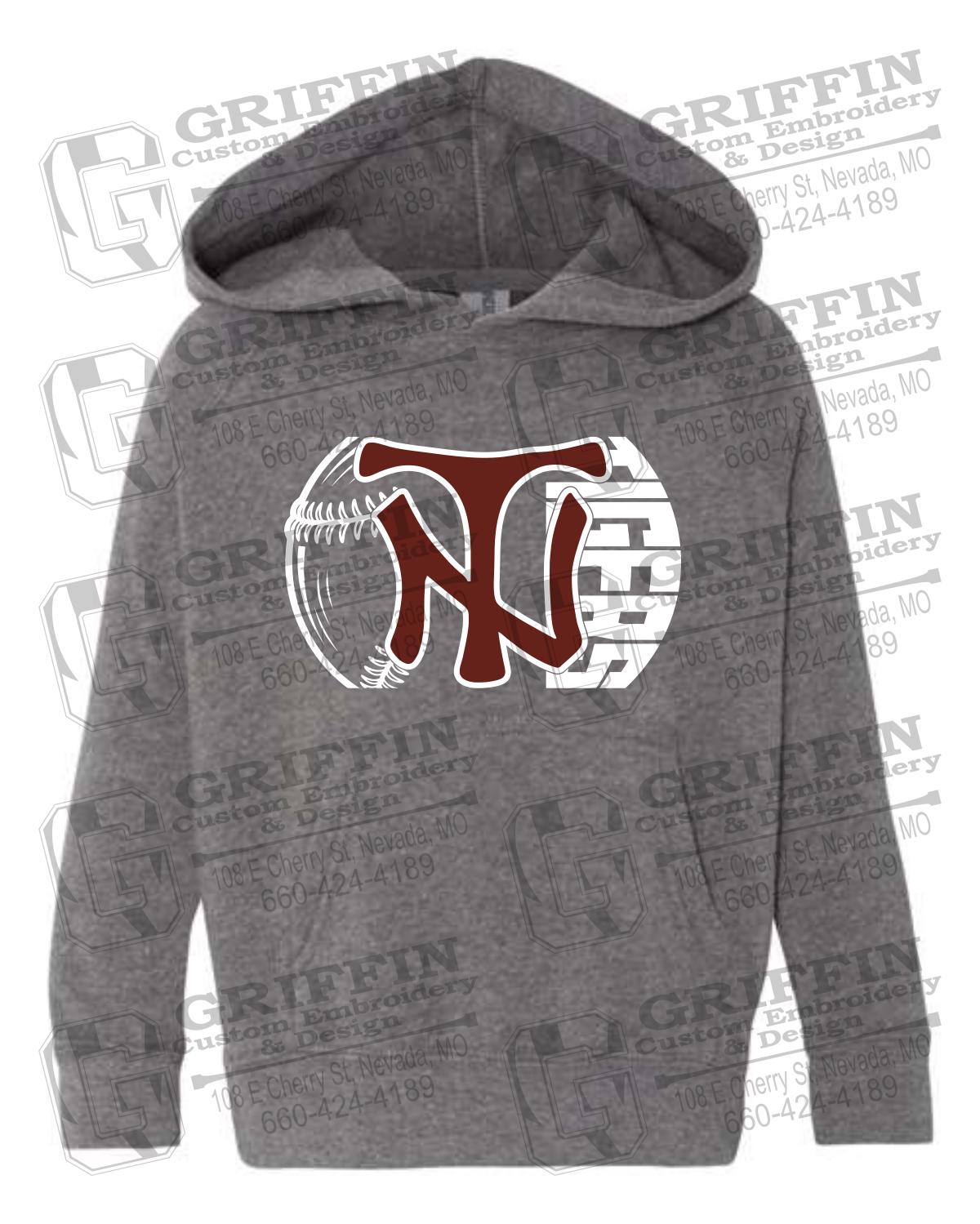 Toddler Hoodie - Softball - Nevada Tigers 26-Z
