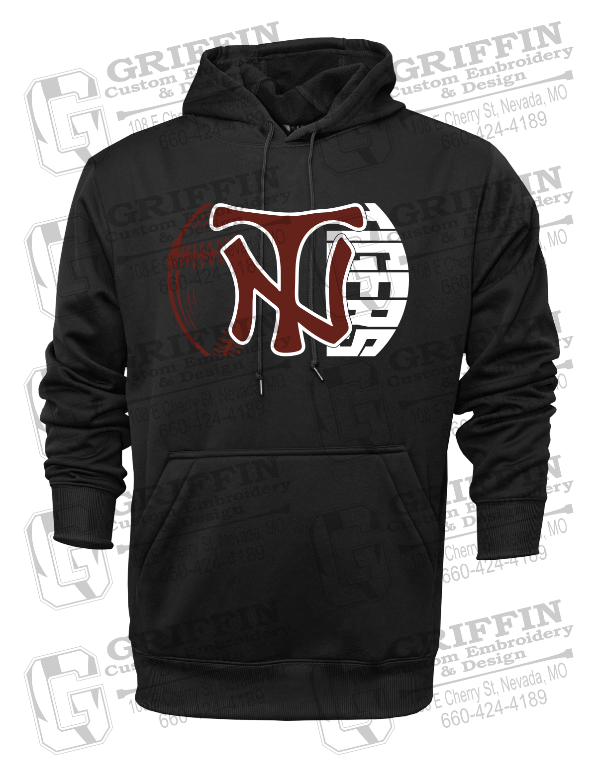Performance Fleece Hoodie - Softball - Nevada Tigers 26-Z