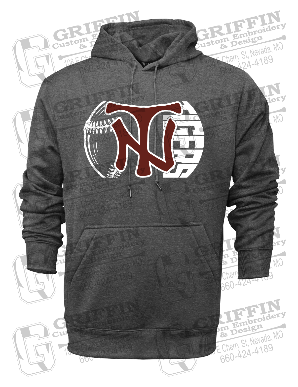 Performance Fleece Hoodie - Softball - Nevada Tigers 26-Z