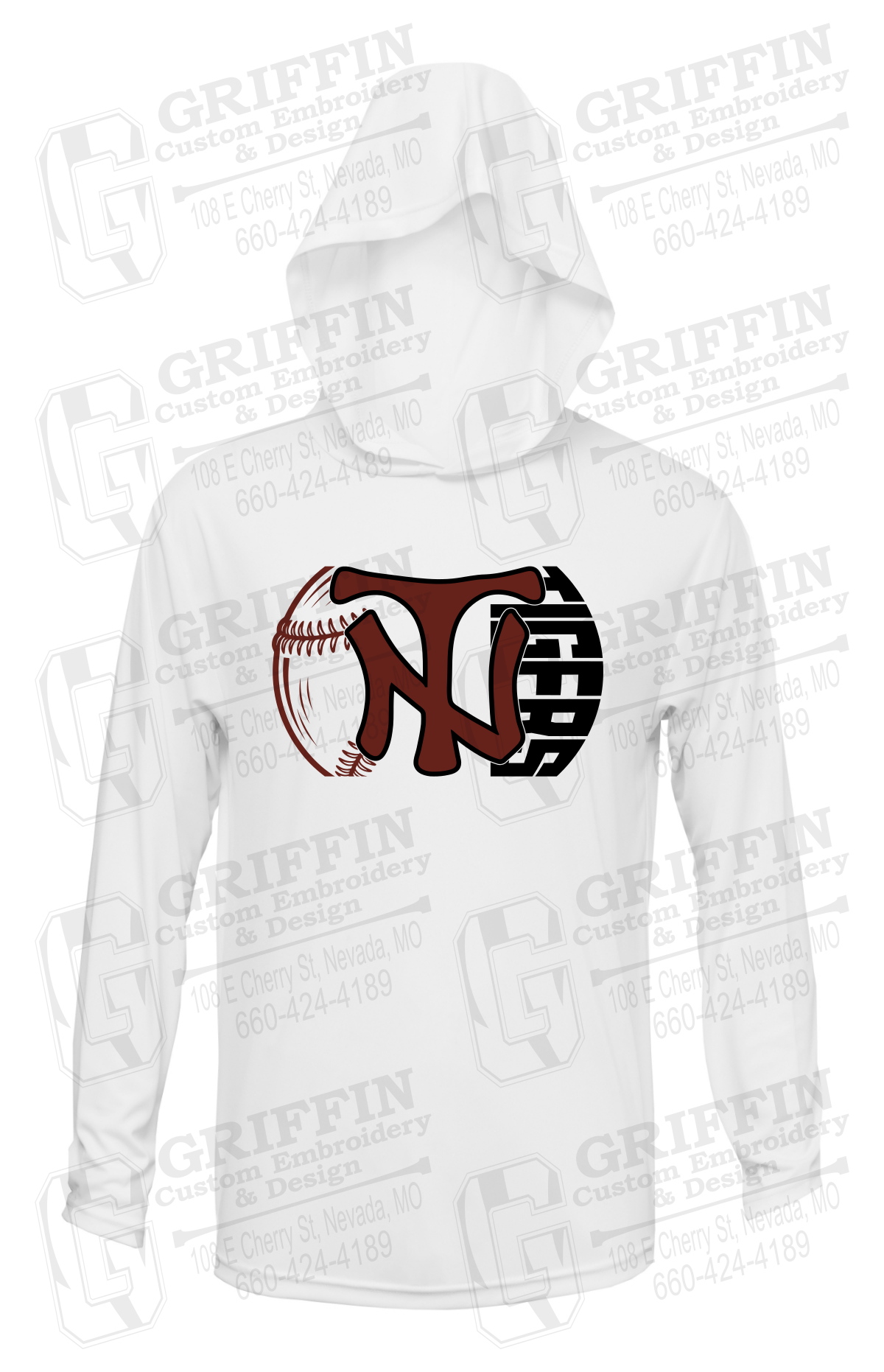 Dry-Fit T-Shirt Hoodie - Softball - Nevada Tigers 26-Z