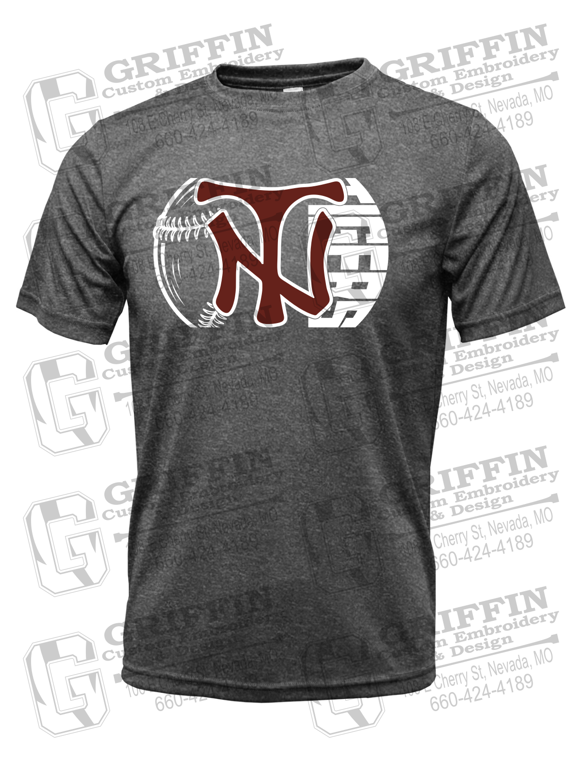 Dry-Fit Short Sleeve T-Shirt - Softball - Nevada Tigers 26-Z