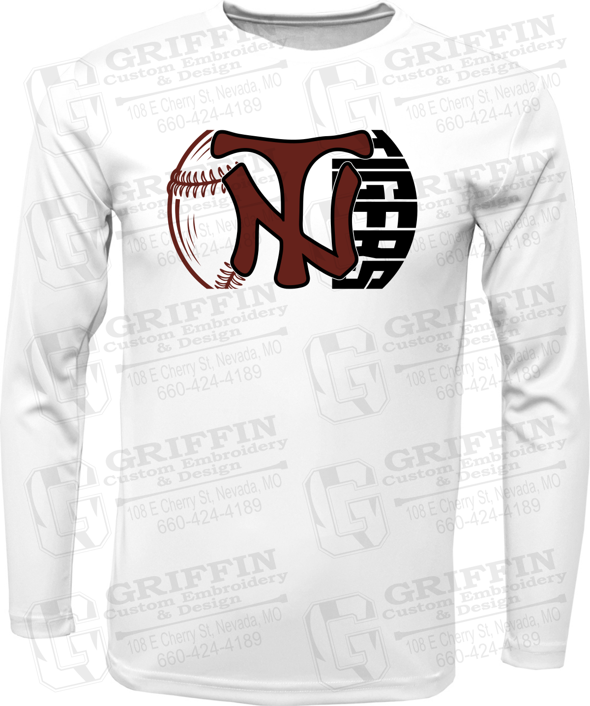 Dry-Fit Long Sleeve T-Shirt - Softball - Nevada Tigers 26-Z
