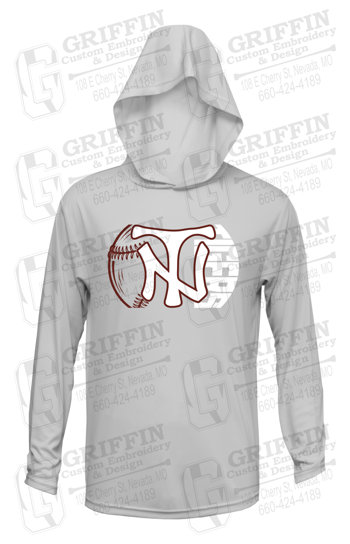 Dry-Fit T-Shirt Hoodie - Softball - Nevada Tigers 26-Z