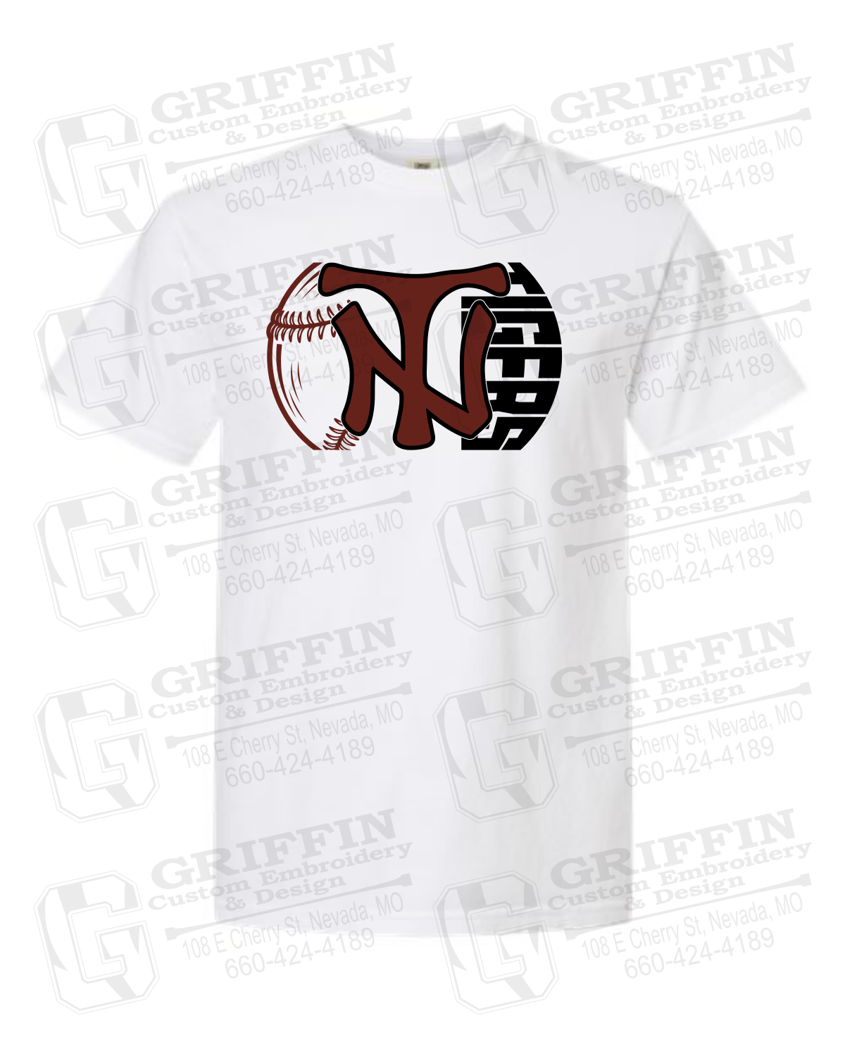 Comfort Colors Short Sleeve T-Shirt - Softball - Nevada Tigers 26-Z